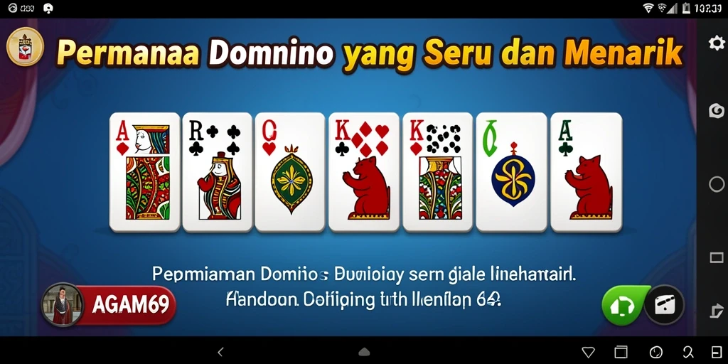 Tampilan gameplay AGAM69 yang seru dan interaktif.