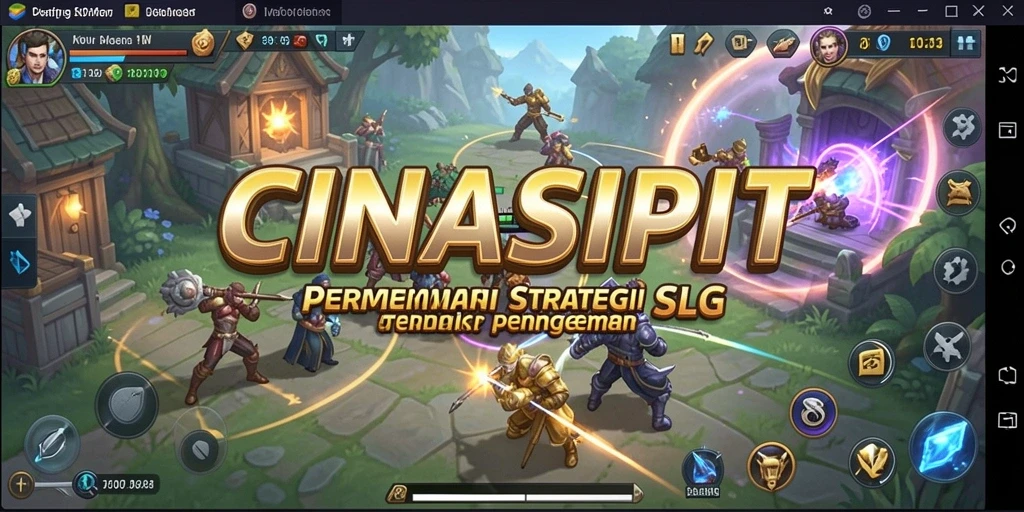 Screenshot gameplay CINASIPIT menampilkan aksi strategi yang seru.
