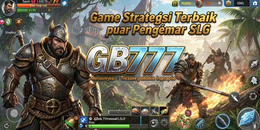 Screenshot utama GB777 menampilkan aksi pertempuran strategis yang mendebarkan.