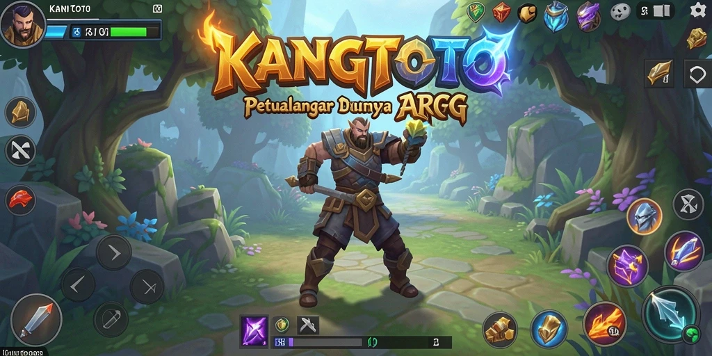 Tangkapan layar KANGTOTO menampilkan aksi pertarungan seru dalam game ARPG.