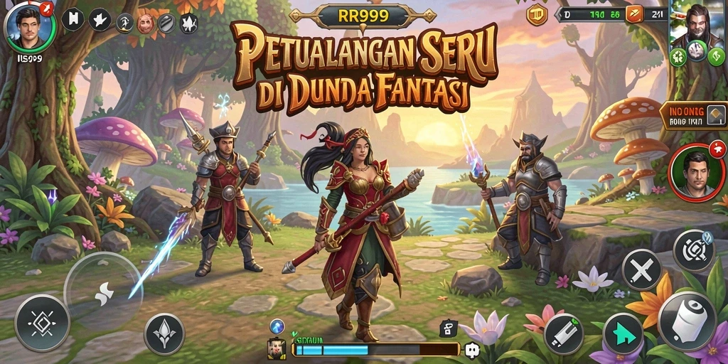Screenshot gameplay RR999 menampilkan petualangan mendebarkan dan visual yang menarik.