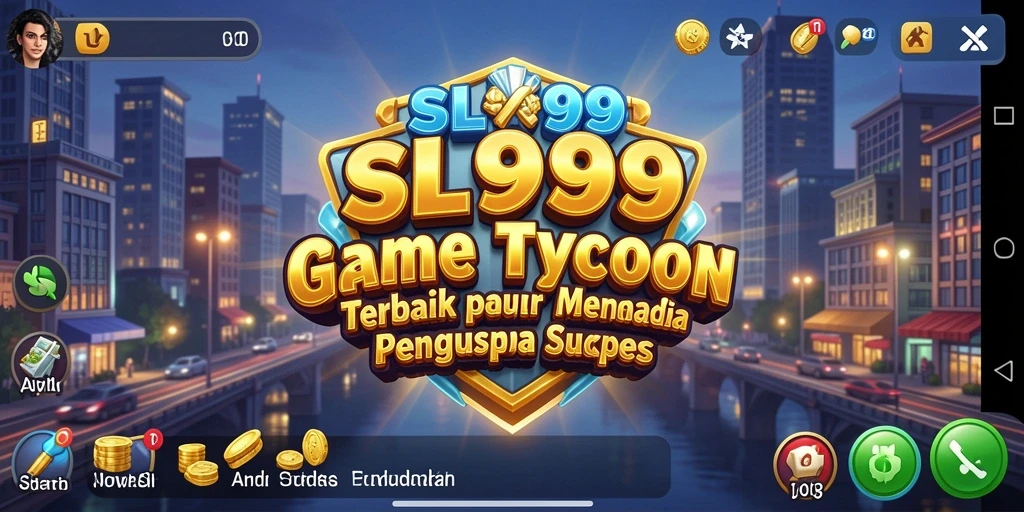 Tampilan gameplay SL999 yang menantang dan menarik dalam menciptakan bisnis.