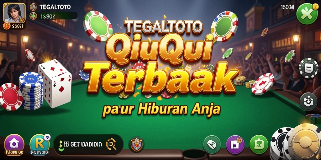Screenshot gameplay TEGALTOTO menampilkan aksi seru QiuQiu.