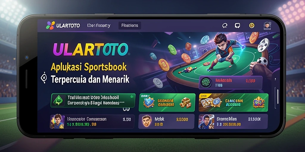 Tampilan antarmuka ULARTOTO yang menarik saat bermain sportsbook.